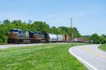  A northbound manifest cruises along TN-269 